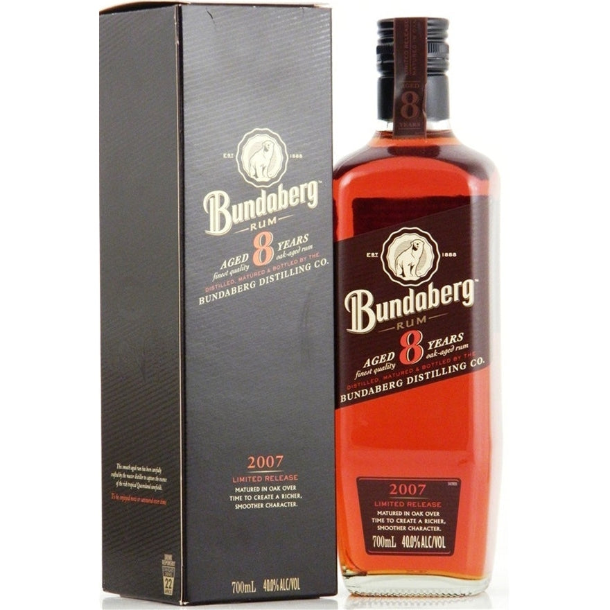 Bundaberg 2007 Aged 8 Years Rum Boxed 700ml