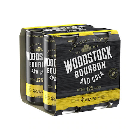 Woodstock Bourbon & Cola 12% 200ml