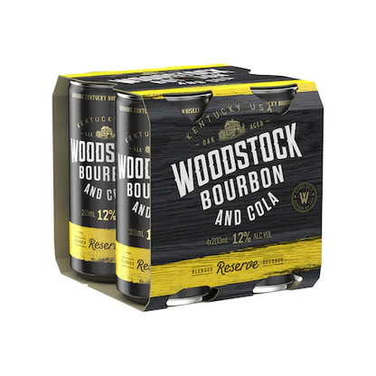 Woodstock Bourbon & Cola 12% 200ml