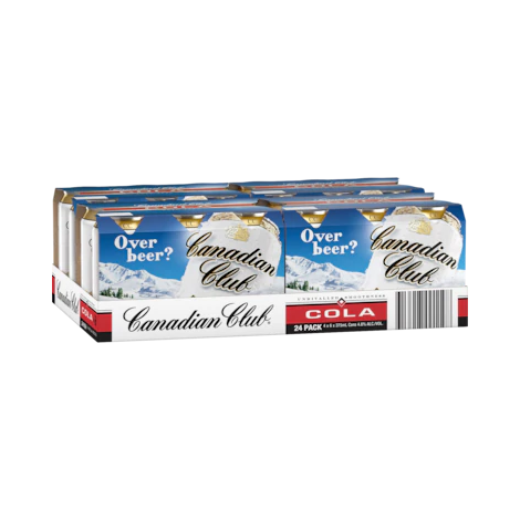 Canadian Club & Cola Cans 375ml