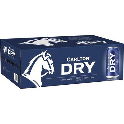 Carlton Dry Cans 375ml - Boozeit.com.au