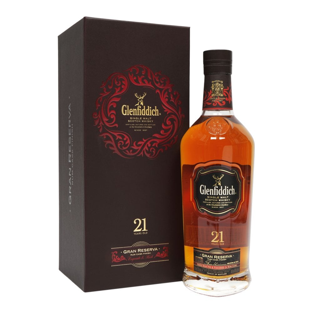 Glenfiddich 21 Year Old Single Malt Scotch Whisky - Old Bottling 700ml