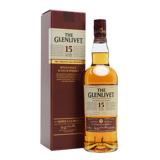 The Glenlivet 15 Year Old Single Malt Scotch Whisky 700ml