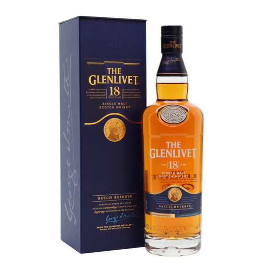 The Glenlivet 18 Year Old Single Malt Scotch Whisky 700ml