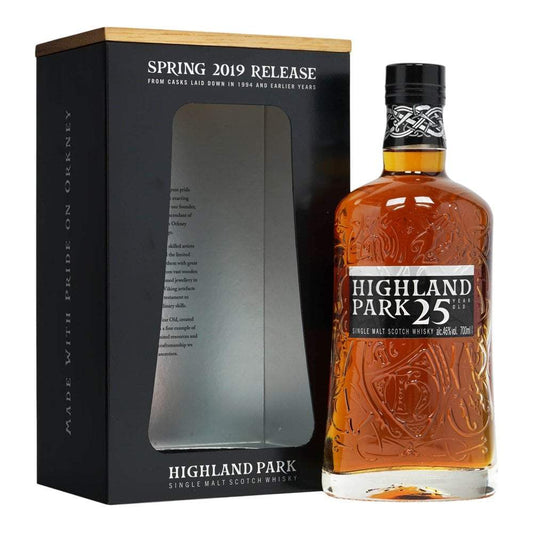 Highland Park 25 Year Old Single Malt Scotch Whisky Spring 2019 Release 700ml