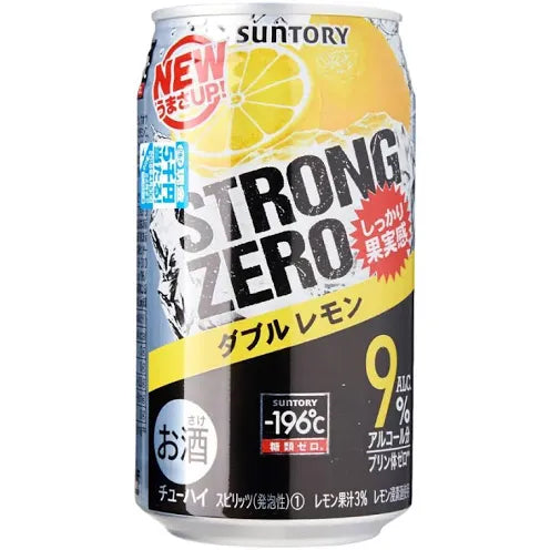 Suntory Strong 9% Zero -196 Double Lemon 350ml