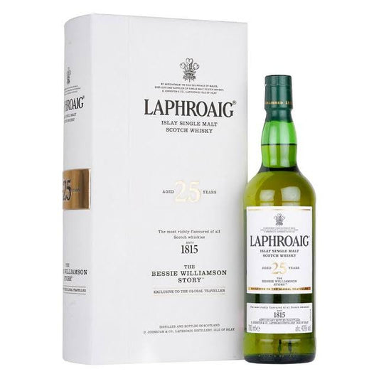 Laphroaig 25 Year Old Bessie Williamson Single Malt Scotch Whisky 700ml