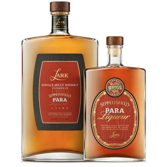 Lark Para 1992 Rare Cask Finish Whisky and Port Box Set 500ml