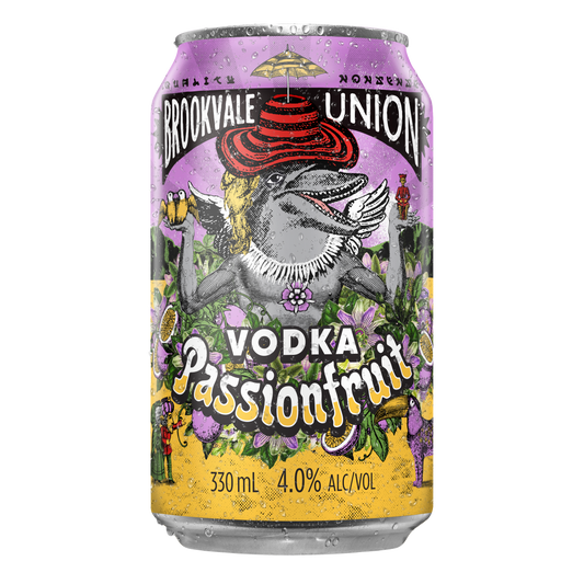 Brookvale Union Vodka Passionfruit Cans 330ml