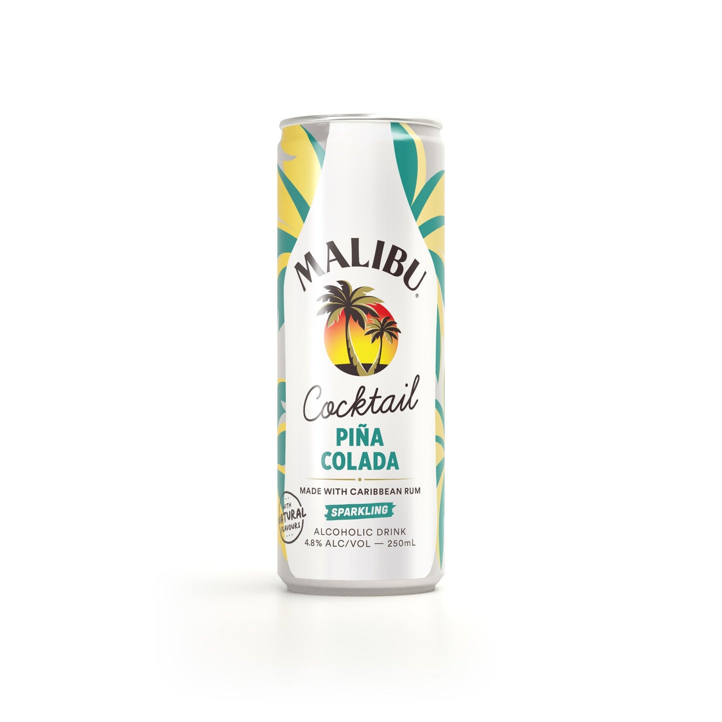 Malibu Coconut Rum Pina Colada Cocktail Cans 250ml