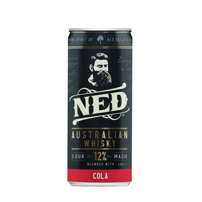 NED Australian Whisky & Cola 12% Cans 200ml