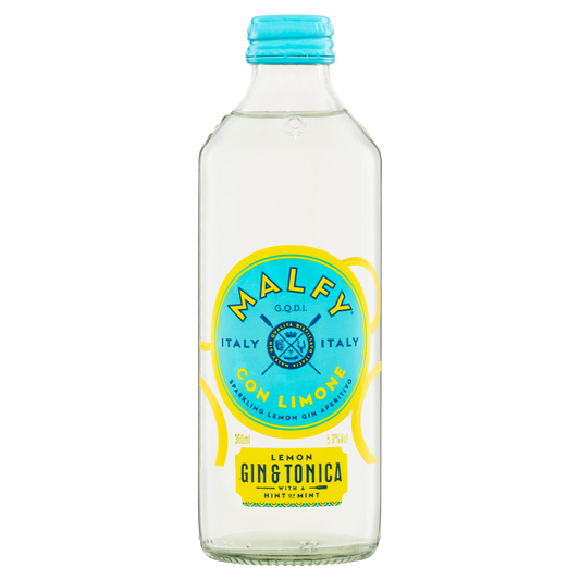 Malfy Con Limone Lemon Gin & Tonica 300ml