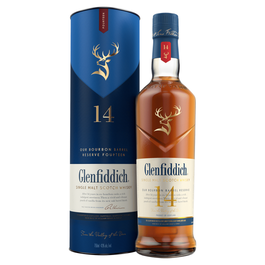 Glenfiddich 14 Year Old Single Malt Bourbon Barrel Reserve 700ml