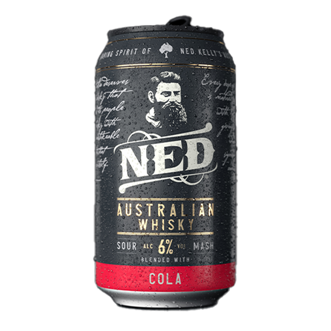 NED Australian Whisky & Cola 6.0% Cans 375ml
