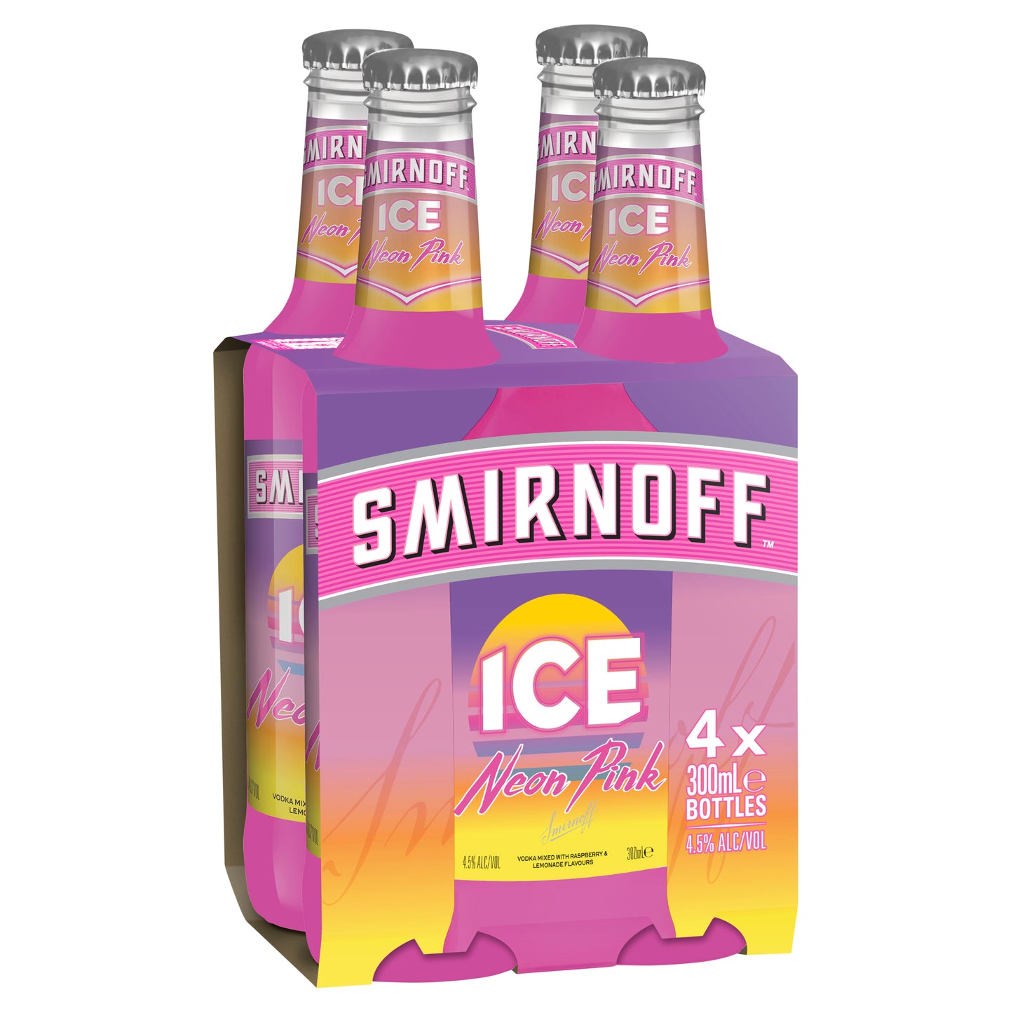 Smirnoff Ice Neon Pink Vodka 300ml
