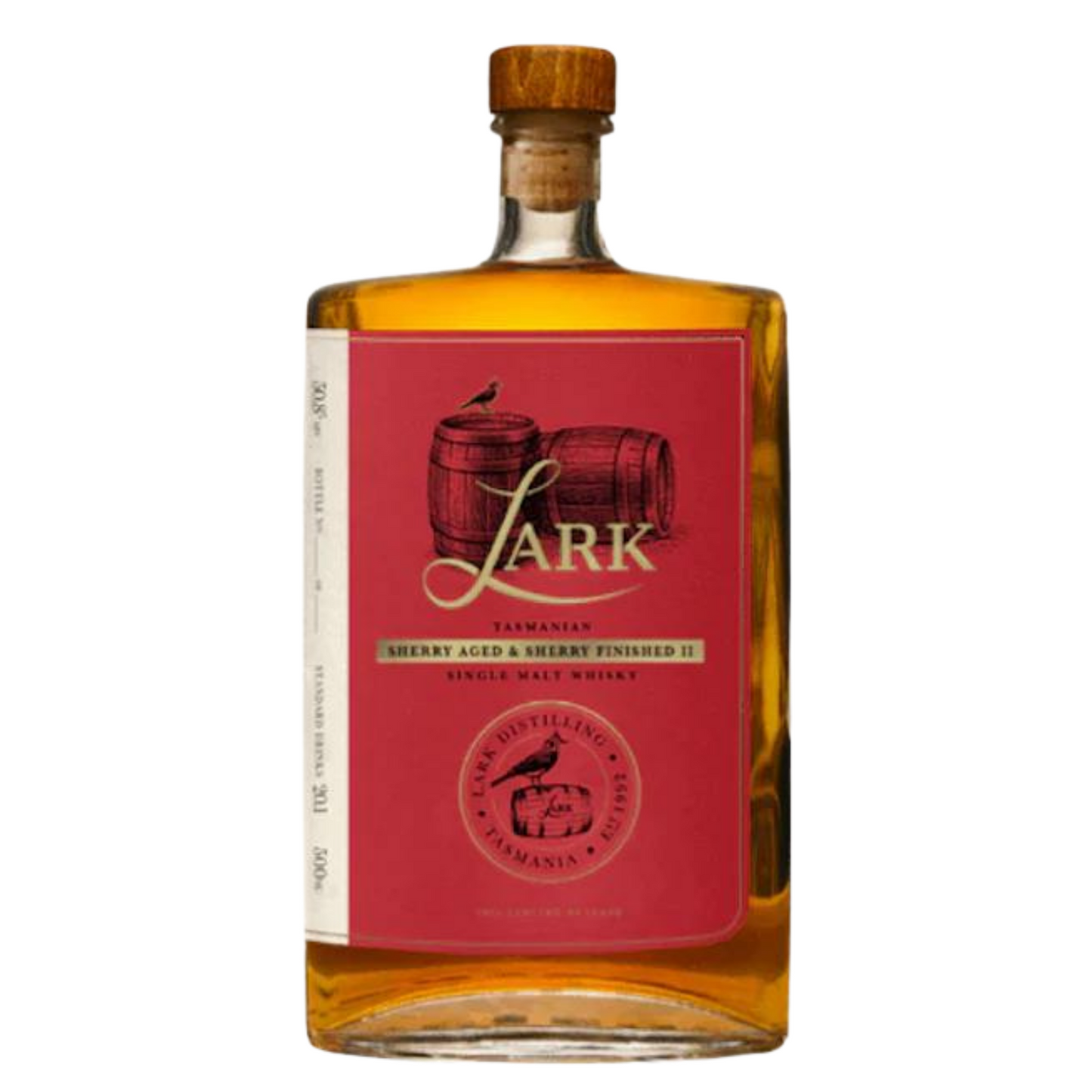 Lark Sherry Aged & Sherry Finished II Single Malt Whisky 500ml