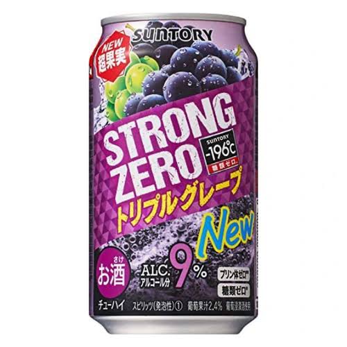 Suntory Strong 9% Zero -196 Grape 350ml
