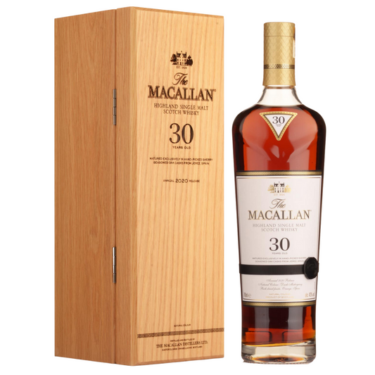 The Macallan 30 Year Old Single Malt Scotch Whisky 2020 Release 700ml
