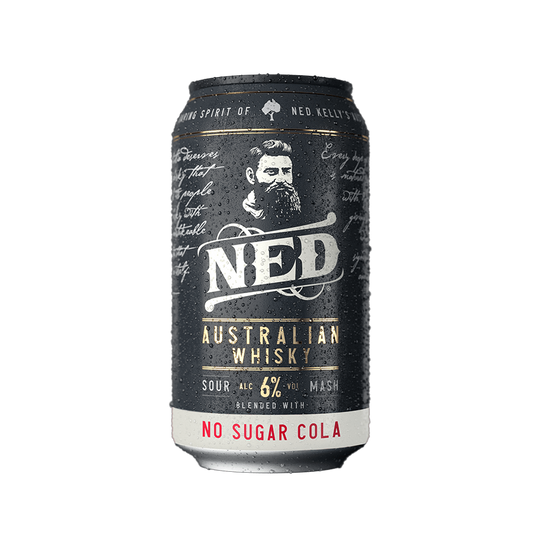 NED Australian Whisky & No Sugar Cola 6.0% Cans 375ml