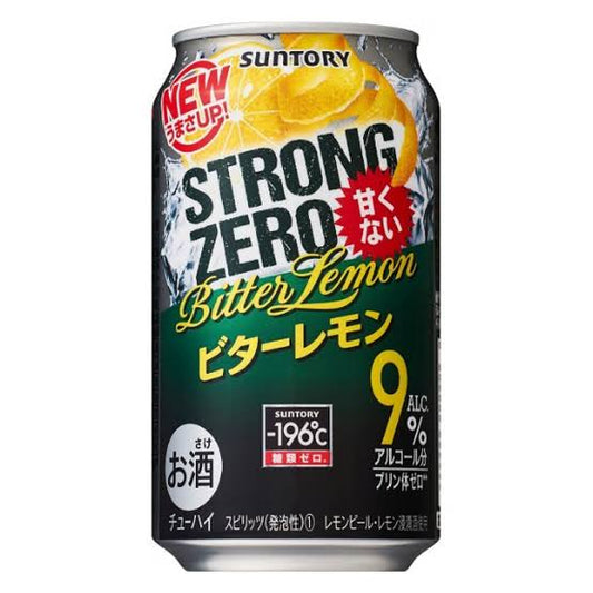 Suntory Strong 9% Zero -196 Bitter Lemon Cans 350ml