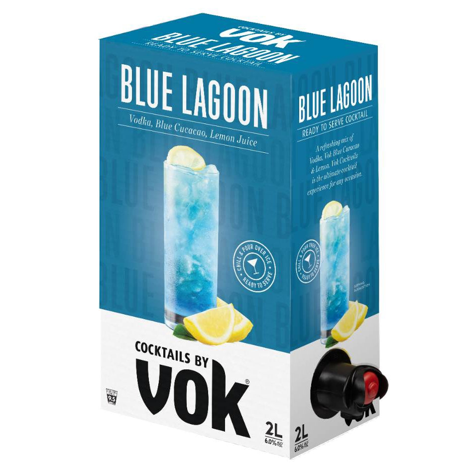 Vok Cocktails Blue Lagoon 2L