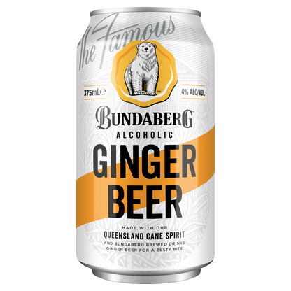 Bundaberg Alcoholic Ginger Beer Cans 375ml