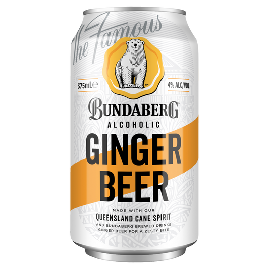 Bundaberg Alcoholic Ginger Beer Cans 375ml