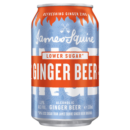 James Squire Ginger Beer Low Sugar Cans 330ml