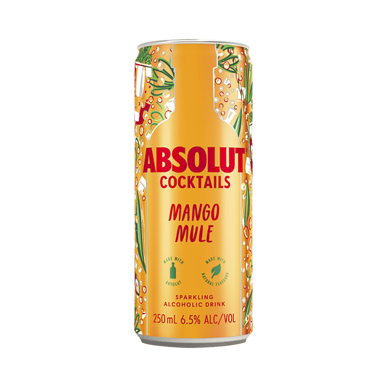 Absolut Cocktails Mango Mule Cans 250ml