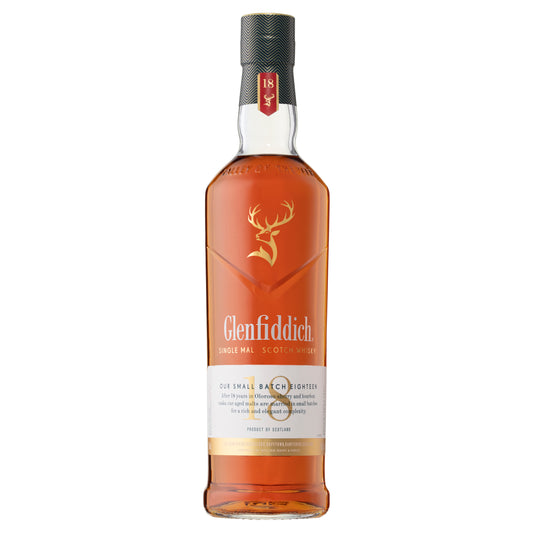 Glenfiddich 18 Year Old Single Malt Scotch Whisky 700ml