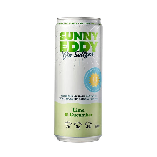 Sunny Eddy Gin Seltzer Lime & Cucumber 330ml