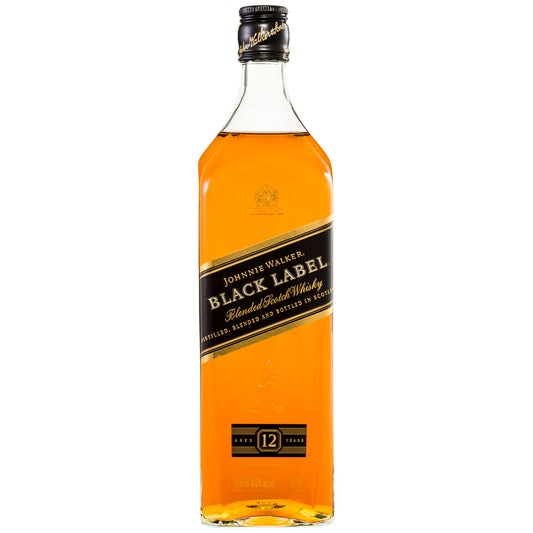 Johnnie Walker Black Label Blended Scotch Whisky 1L