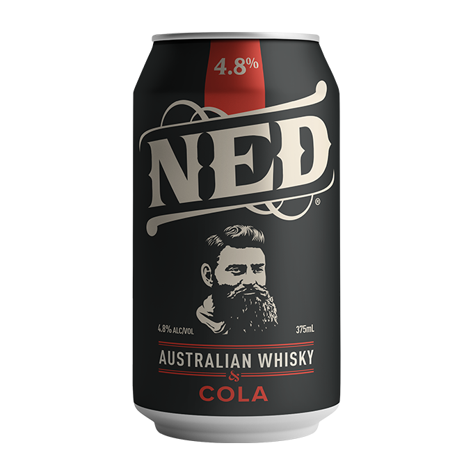 NED Australian Whisky & Cola 4.8% Cans 375ml