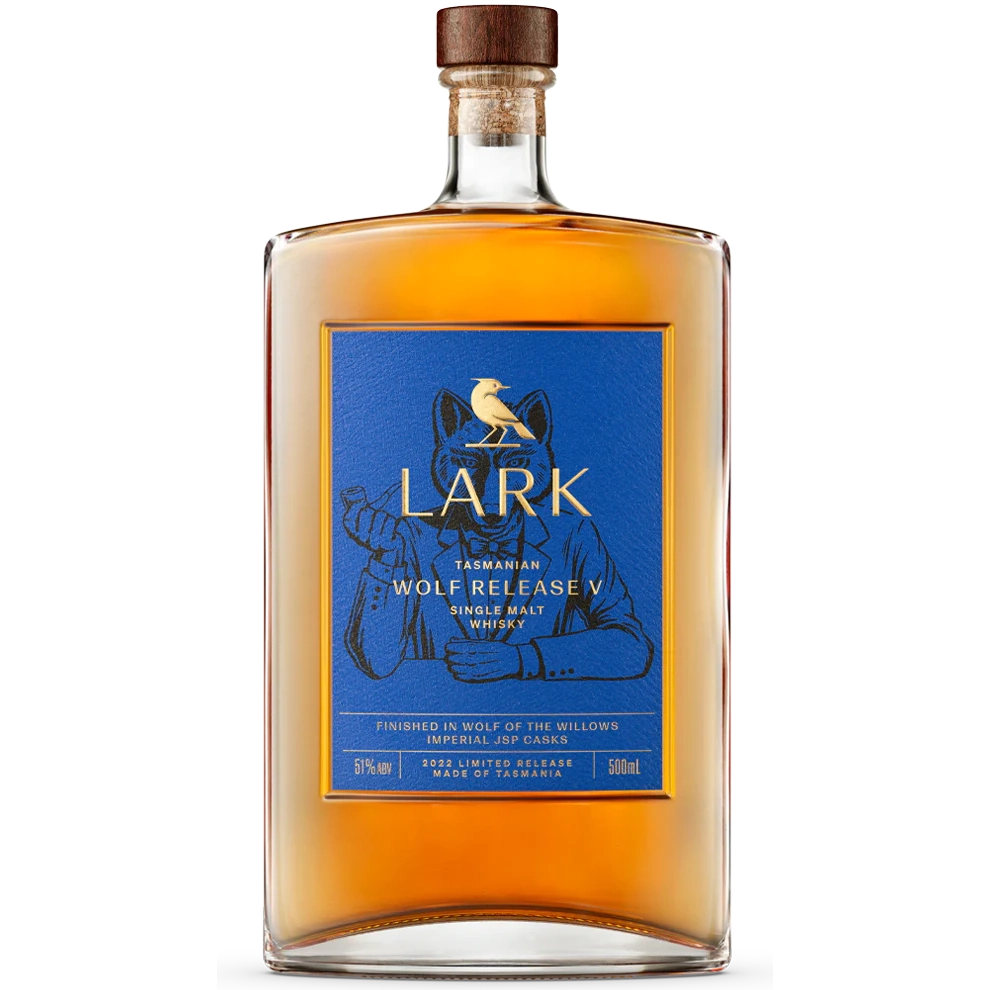 Lark Wolf Release V Single Malt Australian Whisky 500ml