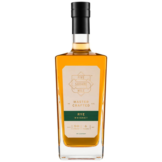 Five Square Mile Rye Whiskey 700ml