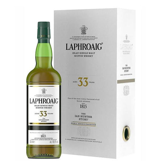 Laphroaig 33 Year Old The Ian Hunter Story Book 3 Single Malt Scotch Whisky 700ml