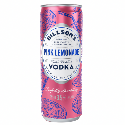 Billson's Vodka Pink Lemonade 355ml