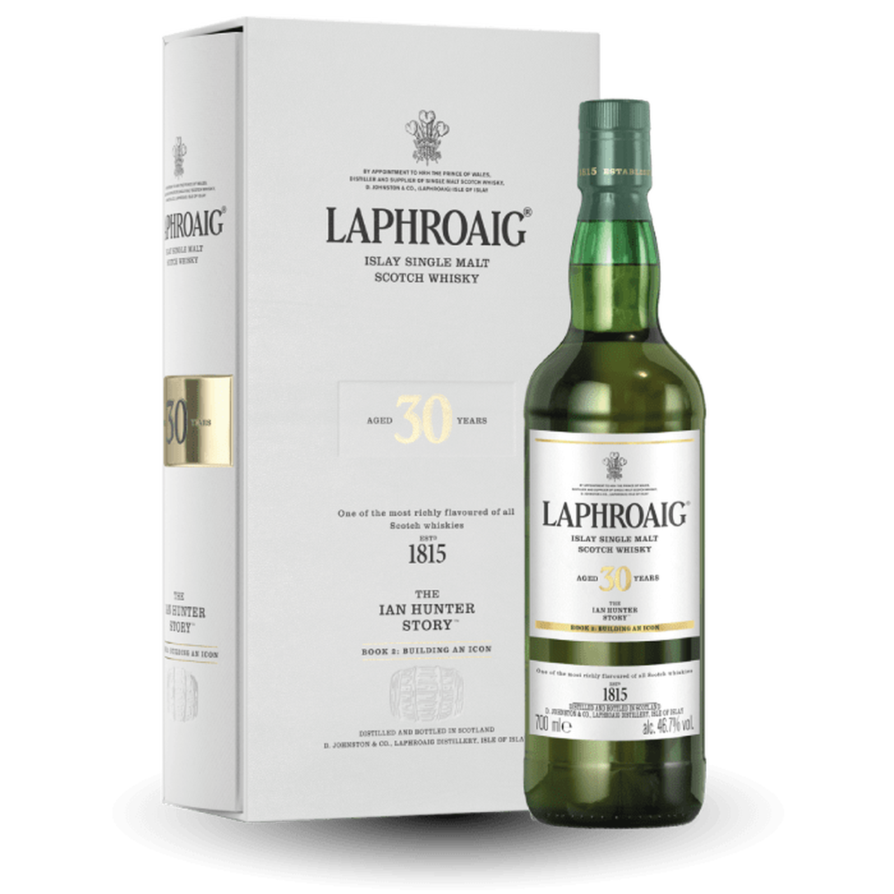 Laphroaig 30 Year Old The Ian Hunter Story Book 2 Single Malt Scotch Whisky 700ml