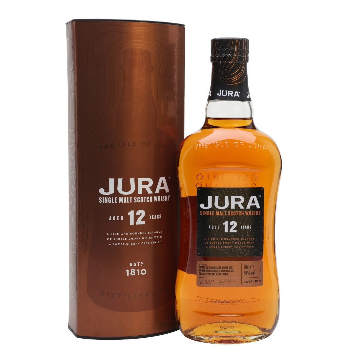 Jura 12 Year Old Whisky 700ml - Boozeit.com.au