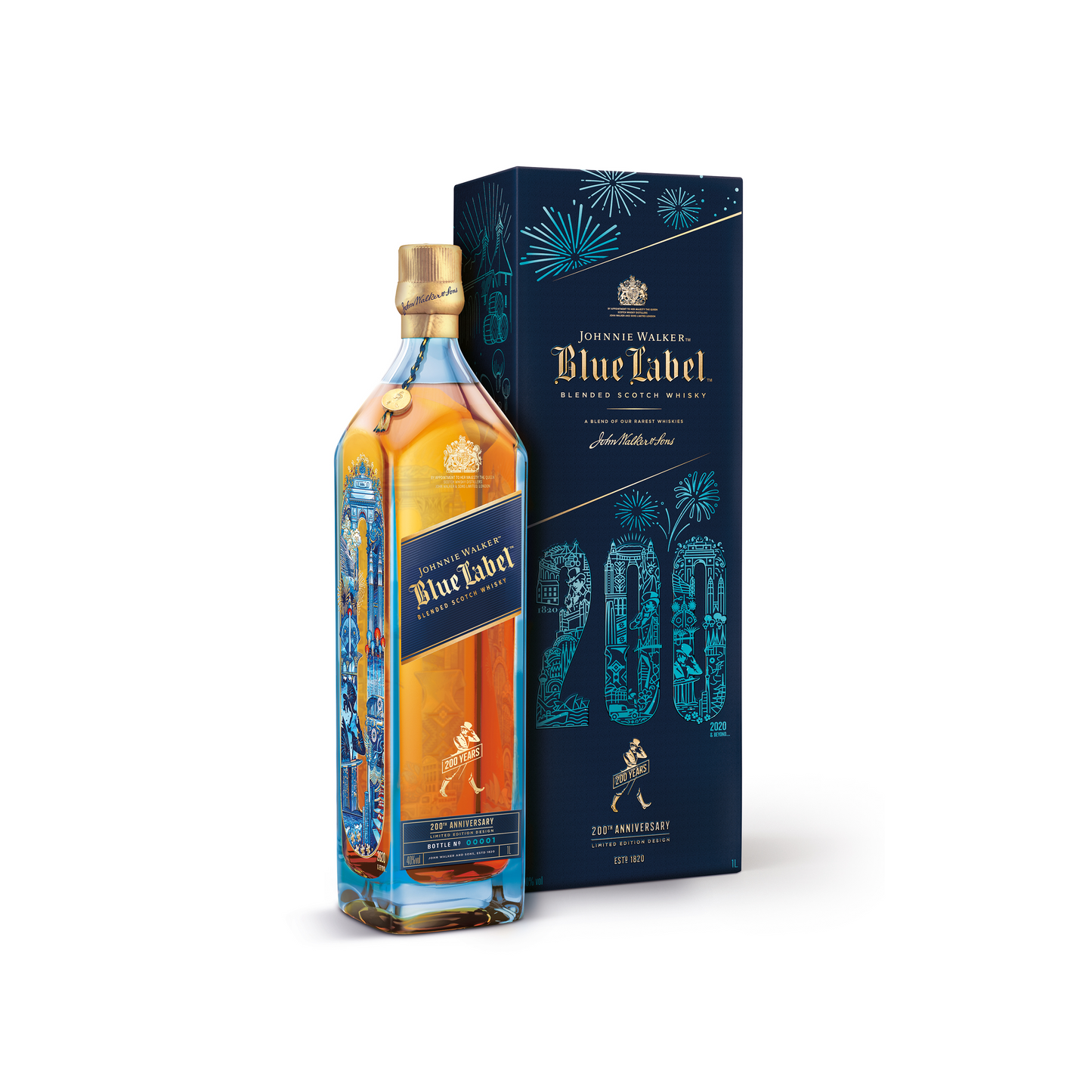 Johnnie Walker Blue Label 200th Anniversary Limited Edition Scotch Whisky 750ml