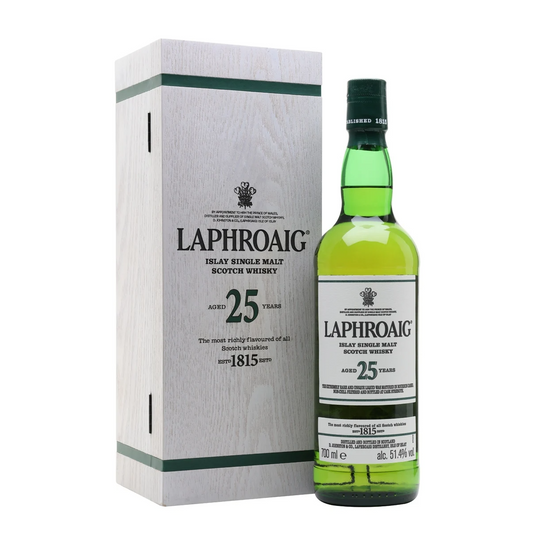 Laphroaig 25 Year Old Single Malt Scotch Whisky 700ml