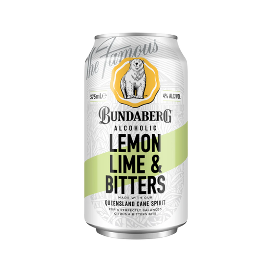 Bundaberg Alcoholic Lemon Lime & Bitters Cans 375ml