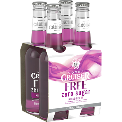 Vodka Cruiser Zero Sugar Mixed Berry 275ml