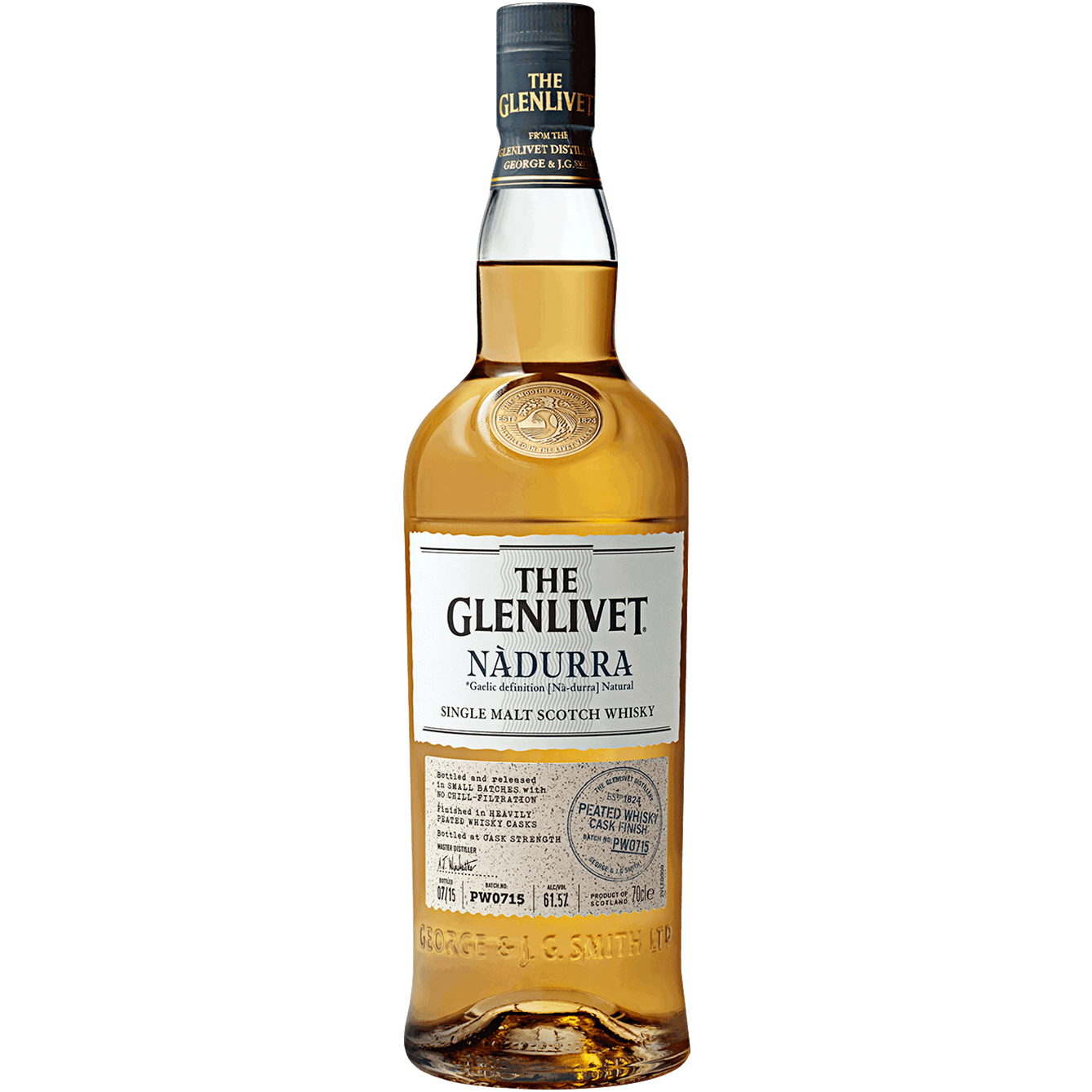 The Glenlivet Nadurra Peated Cask Finish Single Malt Scotch Whisky 700ml