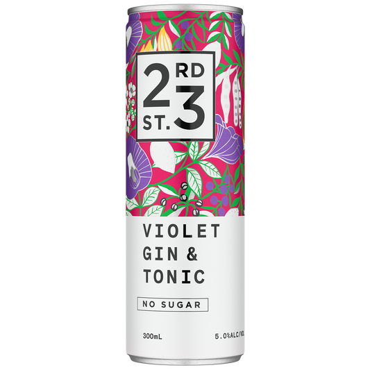 23rd Street Distillery Violet Gin & Tonic 300ml