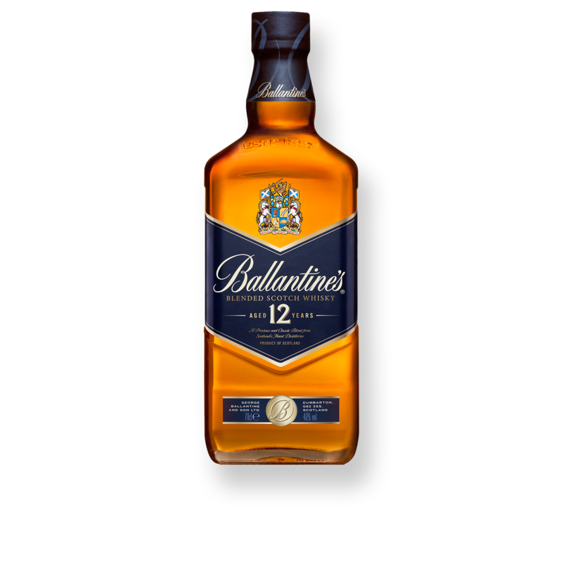 Ballantines Aged 12 Years Scotch Whisky 700ml